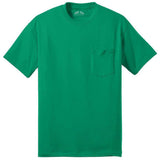 Joe's USA Men's 50/50 Cotton/Poly T-Shirt with Pocket Kelly Green S Short Sleeve T-Shirts