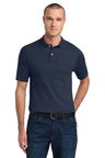 Joe's USA Men's 50/50 Jersey Knit Polo with a Pocket Navy Small