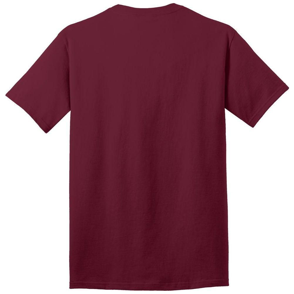 Joe's USA Mens 5.4 - oz 100% Cotton T-Shirt Cardinal Small Short Sleeve T-Shirts