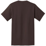 Joe's USA Mens 5.4 - oz 100% Cotton T-Shirt Chocolate Small Short Sleeve T-Shirts