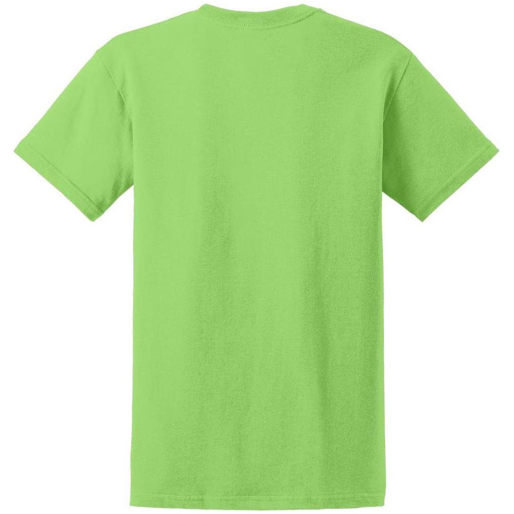 Joe's USA Mens 5.4 - oz 100% Cotton T-Shirt Lime Green Small Short Sleeve T-Shirts