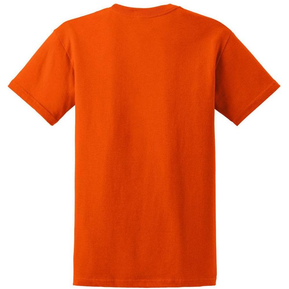 Joe's USA Mens 5.4 - oz 100% Cotton T-Shirt Orange Small Short Sleeve T-Shirts