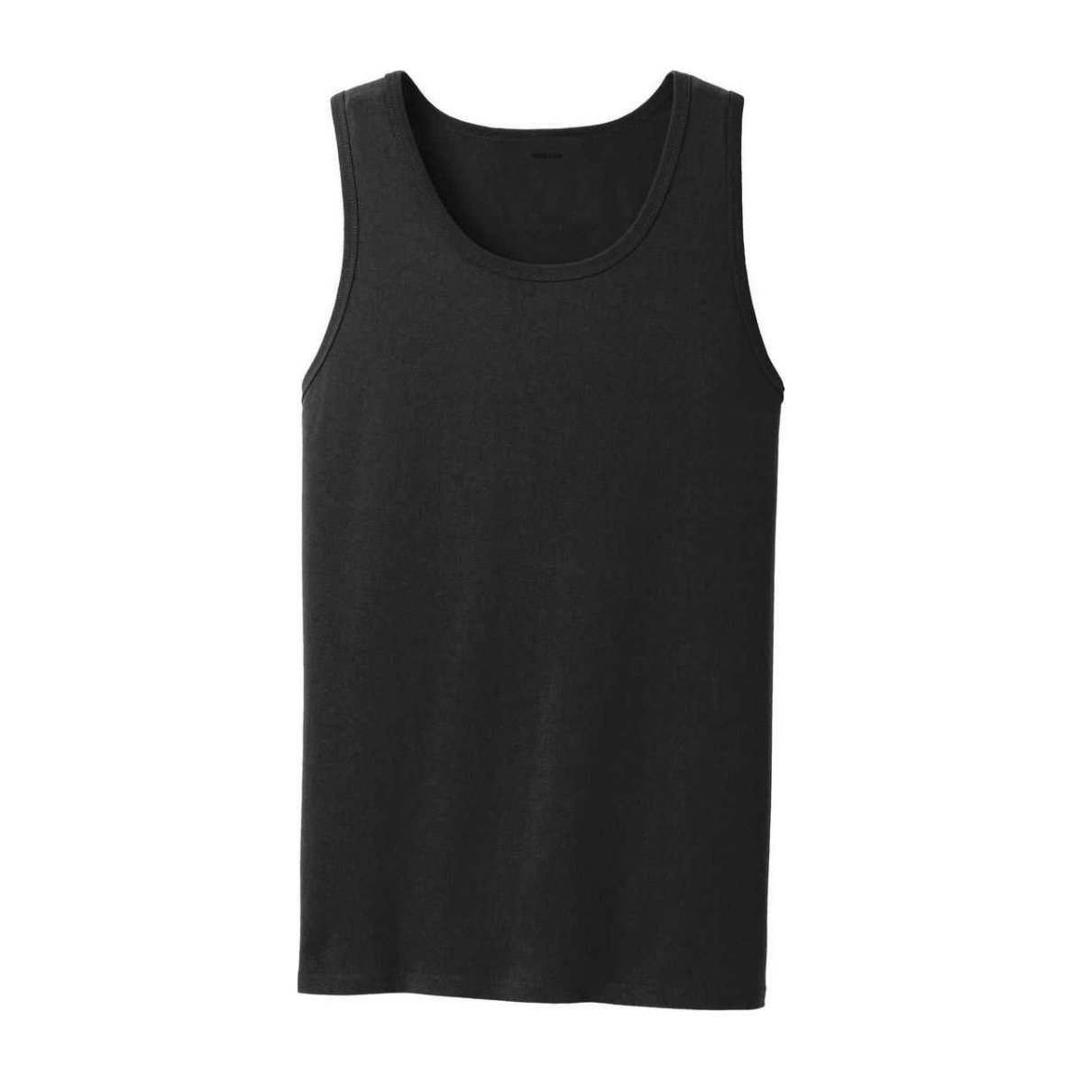 Joe's USA Mens 5.4 - oz 100% Cotton Tank Tops in Sizes S - 4XL S Black Tank Tops