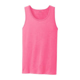 Joe's USA Mens 5.4 - oz 100% Cotton Tank Tops in Sizes S - 4XL S Neon Pink Tank Tops