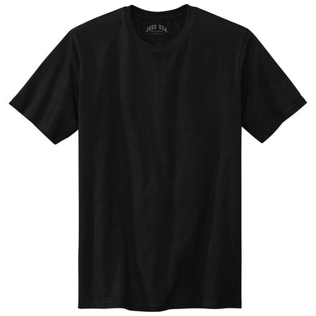 Joe's USA Men's 6.0 oz USA Made Heavyweight T Shirt Black Small