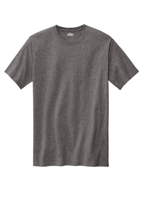 Joe's USA Men's 6.0 oz USA Made Heavyweight T Shirt Dark Heather Grey Small