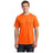 Joe's USA Men's All - American Tee with Pocket Small Safety Orange Short Sleeve T-Shirts
