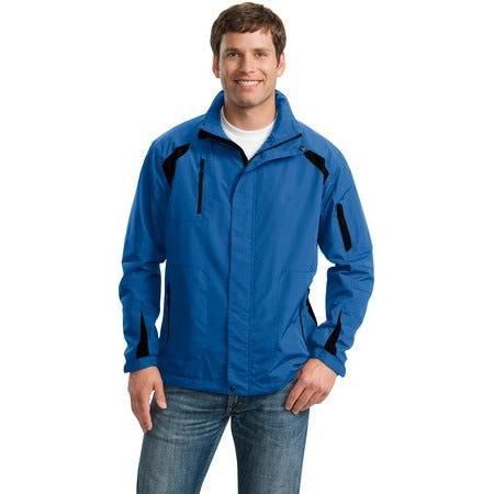 Joe's USA Men's All - Season II Jacket Snorkel Blue/Black X - Large Jackets