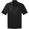 Joe's USA Men's Big & Tall Short Sleeve Moisture Wicking Silk Touch Polo Shirt Black X - Small