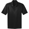 Joe's USA Men's Big & Tall Short Sleeve Moisture Wicking Silk Touch Polo Shirt Black X - Small