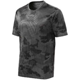 Joe's USA Men's Camo Hex Workout Tee Iron Grey XS Short Sleeve T-Shirts