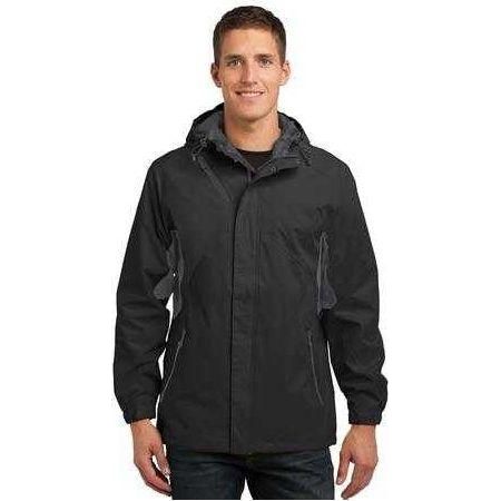 Joe's USA Men's Cascade Waterproof Jacket Black/ Magnet Grey X - Small Jackets