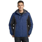 Joe's USA Men's Colorblock 3 - in - 1 Jacket X - Small Black/Black/Magnet Grey Insulated Jackets