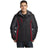 Joe's USA Men's Colorblock 3 - in - 1 Jacket X - Small Black/Magnet Grey/Signal Red Insulated Jackets