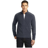 Joe's USA Men's Colorblock Microfleece Jacket Battleship Grey/Pearl Grey Large Fleece Jackets