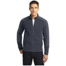Joe's USA Men's Colorblock Microfleece Jacket Battleship Grey/Pearl Grey X - Small Fleece Jackets