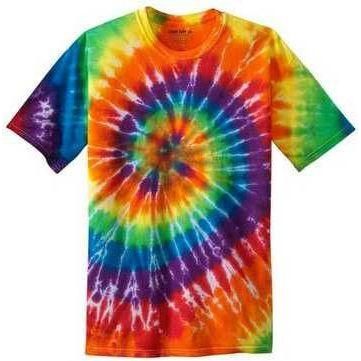 Joe's USA Men's Colorful Tie - Dye T-Shirt Black tie - dye Small Short Sleeve T-Shirts