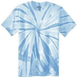 Joe's USA Men's Colorful Tie - Dye T-Shirt Light Blue tie - dye Small Short Sleeve T-Shirts