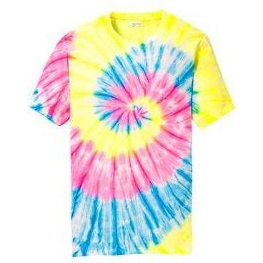 Joe's USA Men's Colorful Tie - Dye T-Shirt Neon Rainbow tie - dye Small Short Sleeve T-Shirts