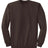 Joe's USA Men's Crewneck Sweatshirts Dark Chocolate Brown Small Crewneck Sweatshirts