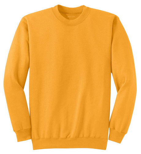 Joe's USA Men's Crewneck Sweatshirts Gold Small Crewneck Sweatshirts