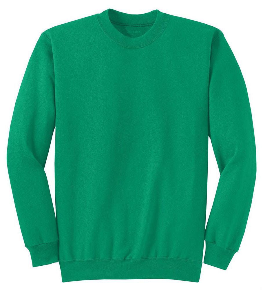 Joe's USA Men's Crewneck Sweatshirts Kelly Small Crewneck Sweatshirts