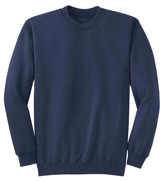 Joe's USA Men's Crewneck Sweatshirts Navy Small Crewneck Sweatshirts