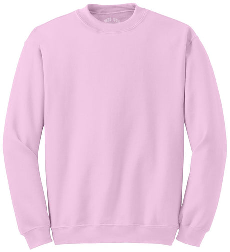 Joe's USA Men's Crewneck Sweatshirts Pale Pink Small Crewneck Sweatshirts