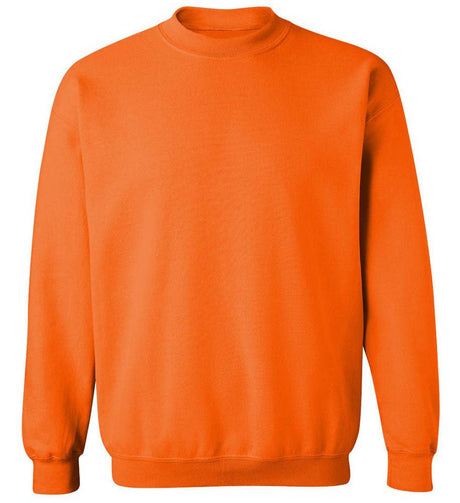 Joe's USA Men's Crewneck Sweatshirts Safety Orange Small Crewneck Sweatshirts