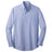 Joe's USA Men's Crosshatch Easy Care Shirt Chambray Blue X - Small Dress Shirt
