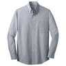 Joe's USA Men's Crosshatch Easy Care Shirt Navy Frost X - Small Dress Shirt
