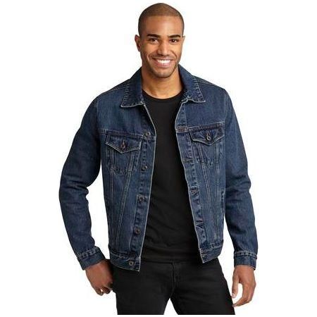 Joe's USA Men's Denim Jacket Denim Blue 4X - Large Jackets