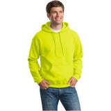 Joe's USA Men's DryBlend Pullover Hooded Sweatshirt 2X - Large Safety Green Sweatshirts