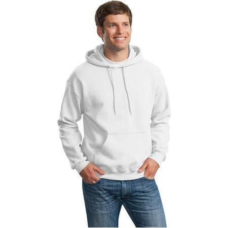 Joe's USA Men's DryBlend Pullover Hooded Sweatshirt 2X - Large White Sweatshirts