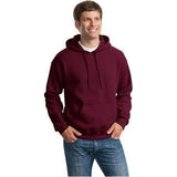 Joe's USA Men's DryBlend Pullover Hooded Sweatshirt Small Maroon Sweatshirts