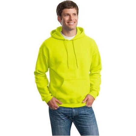 Joe's USA Men's DryBlend Pullover Hooded Sweatshirt Small Safety Green Sweatshirts