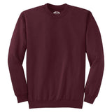 Joe's USA Men's Essential Fleece Crewneck Sweatshirt Small Maroon Crewneck Sweatshirts