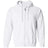 Joe's USA Men's Full Zipper Hoodies - Hooded Sweatshirts in 28 Colors. Sizes S - 5XL White S Zip Hoodies