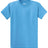 Joe's USA Men's Heavyweight 6.1 - ounce, 100% Cotton T-Shirt Aquatic Blue S T-Shirts