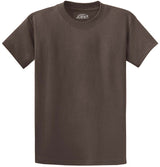 Joe's USA Men's Heavyweight 6.1 - ounce, 100% Cotton T-Shirt Brown S T-Shirts