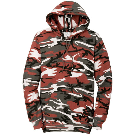 Joe's USA Men's Hoodies - Camo Hooded Sweatshirts 2X - Large Red Camo Hoodies