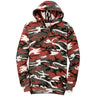 Joe's USA Men's Hoodies - Camo Hooded Sweatshirts X - Large Red Camo Hoodies