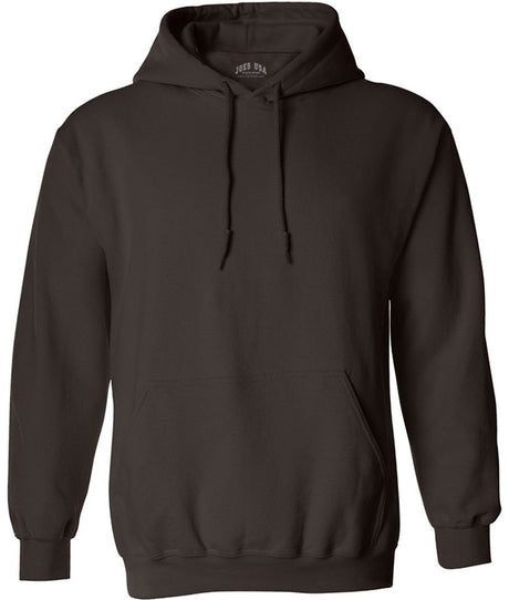 Joe's USA Men's Hoodies Soft & Cozy Hooded Sweatshirts in 72 Colors:Sizes S - 6XL and Tall sizes: LT - 4XLT Dark Chocolate Brown Small Hoodies
