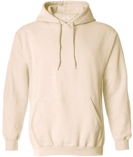 Joe's USA Men's Hoodies Soft & Cozy Hooded Sweatshirts in 72 Colors:Sizes S - 6XL and Tall sizes: LT - 4XLT Natural Small Hoodies