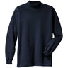 Joe's USA Men's Interlock Knit Mock Turtleneck X - Small Navy