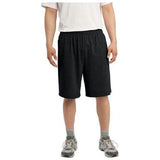 Joe's USA Men's Jersey Knit Short with Pockets 2X - Large Black
