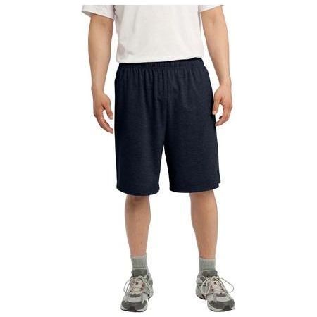 Joe's USA Men's Jersey Knit Short with Pockets 3X - Large True Navy