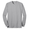 Joe's USA Men's Long Sleeve 50/50 Cotton/Poly T-Shirt Ash S Long Sleeve T-Shirts