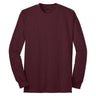 Joe's USA Men's Long Sleeve 50/50 Cotton/Poly T-Shirt Athletic Maroon S Long Sleeve T-Shirts