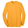 Joe's USA Men's Long Sleeve 50/50 Cotton/Poly T-Shirt Gold S Long Sleeve T-Shirts